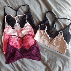 Lot 6pcs Victoria Secret Bralettes